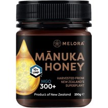 Melora 영국 뉴질랜드 마누카 꿀 MGO 300 UMF10 250g