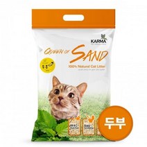 뚱뚱한고양이 간단두부형모래 봄베이 버리기편한모래 하이랜드폴드 개냥이 두부 3kg, 상세페이지 참조