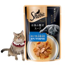 쉬바 수제 수프 참치 가다랑어포 40g 고양이간식