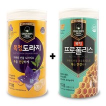 닥터헬퍼 목청 2개 목청프로폴리스 48정 + 목청도라지 48정 원통 케이스 세트, 1세트