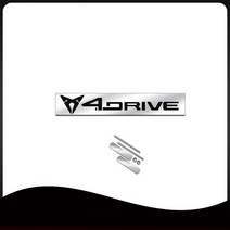 자동차엠블럼 이니셜 자동차 스타일링용 4 드라이브 메탈 그릴 엠블럼 트렁크 배지 데칼 바디 스티커 Leon, 03 4 Drive Grille