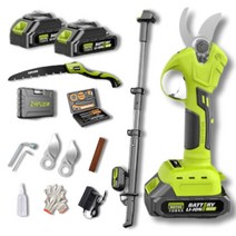 MWG 충전식 전동가위 과수 고지 가지치기 전정 장대 전지 가위, 5.최고급형+연장봉+배터리1+1