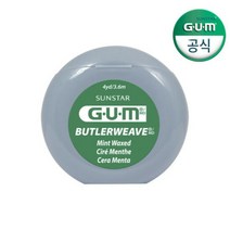 [AKMALL]GUM 검 치과 위브 민트왁스 휴대용 치실(3.6m) 1815 12, 색상:단일상품