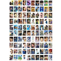 수집카드 명탐정 코난 LOMO카드 쿠도 신이치 100장 귀여운 캐릭터 굿즈 포카 버스카드 출입카드