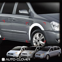 오토크로바 그랜드카니발 11인승 4P 휀다몰딩 크롬몰딩 자동차몰딩, 그랜드카니발 11인승(2008~2013) 4P