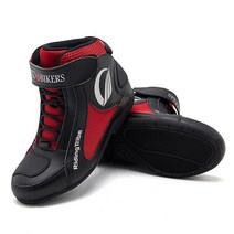 해외 프로바이커 겨울 에어 맥스 숏 바이크부츠 모터바이크 남자-27763, 12.A015 레드