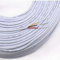 네트워킹 도구 툴 렌카드 네트워크 아답터 랜포트 2510M 28AWG UL2464 피복 와이어 케이블 채널 오디오 라인 2 3 4 5 6 7 8 9 10 코어 절연 구리 신호 제, 없음, White+10 Meters+4 Cores