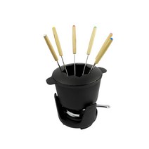 오븐 냄비 스위스 치즈 초콜릿 퐁듀 주철 에나멜 냄비 스피릿 스토브, 없음, 2.cast iron, 2.cast iron
