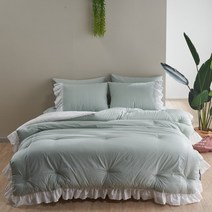 [르헤브] 아르 포플린 60수 차렵이불 패드세트 Q/퀸