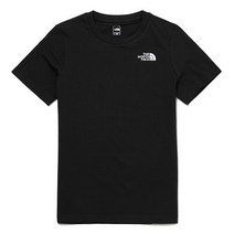 [노스페이스] 키즈 TNF 코튼 반팔 라운드티 NT7UN01S_BLK
