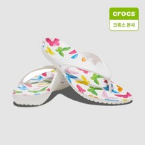 [크록스] [본사] 카디2 시즈널 그래픽 플립 우먼 (206866-99q)