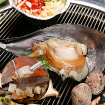 먹사부 통영 국내산 키조개 생물 관자 단품 가리비 모듬 조개구이 세트 조개찜 제철 해산물 모듬 세트 캠핑, A.[단품]키조개(1미)