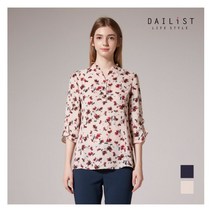 [올리비아로렌] [데일리스트][데일리스트] 플라워 프린트 블라우스_2MDBNLUF7211