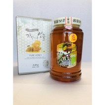 [보령양봉원] 국내산 100% 천연벌꿀 감로꿀 2.4kg 헛개꿀