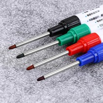 32MM 롱 긴 마커 마카 펜 욕실 목공 홈 인테리어 유성, 레드