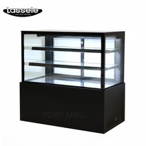 라셀르 사각 제과쇼케이스 1200 냉장 LDS-1201S (블랙/화이트), 블랙