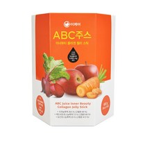 ABC주스 건강 이너뷰티 저분자피쉬 콜라겐 젤리스틱 20g, 30포 1박스