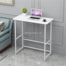 서서쓰는 스탠딩 책상 서서일하는 높이조절 스탠드 노트북 컴퓨터 모니터 키다리 받침대 HS15, 80 x 40 x H75cm 화이트