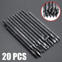 홈공방 금속펀치 가죽공예 보석공예 스탬핑 20pcs 철강 모듬 꽃 패턴 금형 가죽 공예 조각 staming, 없음