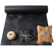 허니 벌집포장지 종이뽁뽁이롤 에어페이퍼 완충재 [검정]38cm x 30m