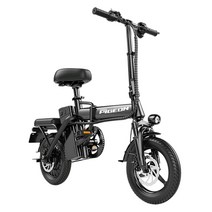 피존 접이식 전기자전거 48V 480W 14인치, 스포츠, 8AH, 블랙