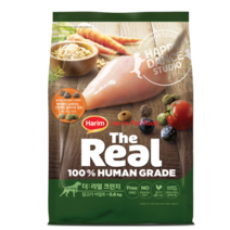 하림펫푸드 더리얼 그레인프리 크런치 어덜트 강아지사료, 닭, 3.6kg, 1개