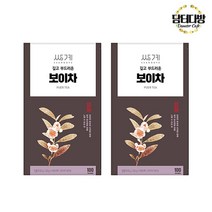 (1+1) 쌍계명차 김동곤명인 보이차 100티백 정품 아이들 누구나 좋아하는 몸에좋은 탕비실 사무실 영양차, 대량등록 쿠팡 1