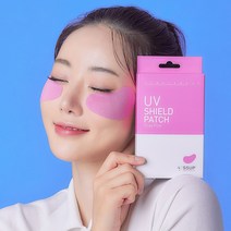 상상업 실드 골프 자외선차단 아이패치 썬 선패치 핑크 칼라 패치, 4개입, 1개