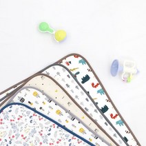 조아뜨 조아뜨 신생아 미니 방수요 아기 방수패드 순면 방수매트, E 플라워 미니 방수요 네이비