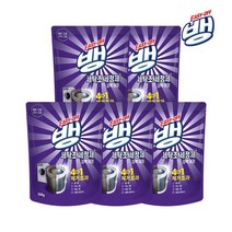 [KT알파쇼핑]이지오프뱅 세탁조 세정제 500g x5개 세탁조 클리너 세탁기 통세척