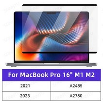 노트북 컴퓨터 모니터 화면 보호기 맥북용 마그네틱 종이 보호 필름 M1 M2 Air A2337 A2681 A2442 Pro14 13 16 A2485, [01] pro16 A2485 A2780