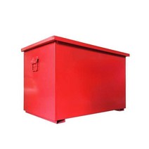 모래상자 제설함 철제 샌드 박스 모래보관용 재설함 모래 보관함 소방용, 80cmx60cmx60cm