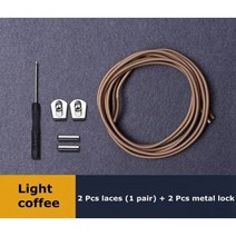 new 탄성 신발끈 노타이 라운드 아이 성인 초고속 잠금 야외 레저 스니커즈 레이지 레이스 1 쌍