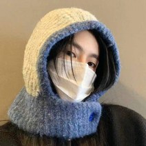 치키티타 바라클라바 니트 후드 넥워머 겨울워머 패션 방한 모자 목토시