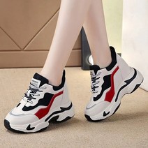 [PINK LITCHI]여성 패션 키높이 신발 웨지힐 운동화 Qq413LTT414SG05