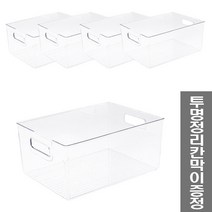 체인컴퍼니 투명 수납 정리함 특대, 투명정리함 특대형 5개