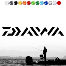 낚시로고스티커 FS005 DAIWA 다이와 조구사마크 태클박스 자동차꾸미기, 1개, 파랑XL