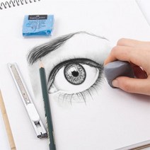 파버카스텔 떡지우개 니더블 그레이 더스트프리 목탄 파스텔 명도 수정 전문가용 미술, 회색