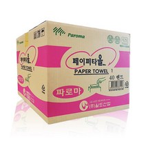 파로마 파로마 핸드타올 4000매, 100매입, 40개