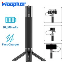 인산철 파워 뱅크 대용량 캠핑용 배터리 10000mah power bank 18w 충전기 핸드 그립 with mini 삼각대 pd qc fast charge for iphone