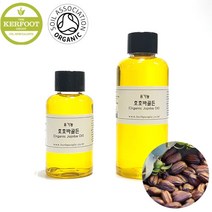 오가닉 퓨어 100% 유기농 호호바오일 비정제, 1Ea, 50ml