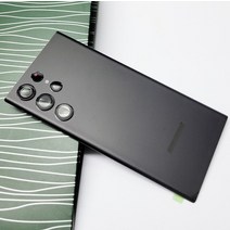 2023 홈바 테이블 삼성 갤럭시 S22 울트라 5G 후면 유리 하우징 카메라 렌즈 및 접착제 예비 부품에 대한 O, 한개옵션1, 05 Black