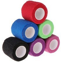 무릎보호대 운동선수보호대 문신 액세서리 6pcs 문신 자기 접착 탄성 5cm 와이드 팔꿈치 문신 붕대 네일 테이프 손가락 보호 랩