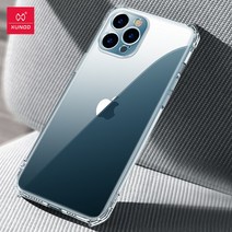 Xundd- iphone 11 12 13 14 pro max 케이스 아이폰 호환용 충격 방지 휴대폰 호환 프로 맥스용 범퍼 커버, [07] For iPhone14 Plus, [02] Case and Glass, [04] Clear