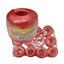 다용도 포장 비닐끈 12롤 색상택1 고추 노끈 박스 포장끈, 백색12롤