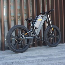 배달자전거 전기로드자전거 자이언트 750w 고성능 26 인치 지방 타이어 해변과 눈 고속, [02] 20ah battery, [01] gray