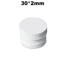 에바폼 EVA폼 압축스펀지 스티로폼 폼보드제작 스치로폼 10100pcs 양면 테이프 초강력 자기 접착 EVA 폼 스티커 패드 사각형 원형 헤비 듀티 장착 다중 크기, 3.White 30x2mm - 50PCS - 2mm