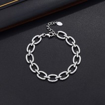 모이사나이트 팔찌 다이아몬드 대체석 wuiha solid 925 sterling 결혼