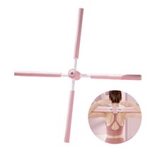 십자 스트레칭봉/ 요가 필라테스/ 뭉친 등근육 풀기, 십자 스트레칭봉 블루