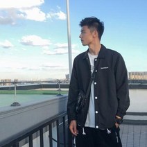 남자 2020 자켓 아메리칸 캐주얼 트레이너 재킷 남 2020 봄 트렌드 루즈핏 스포츠 코트 커플 얇은 상의